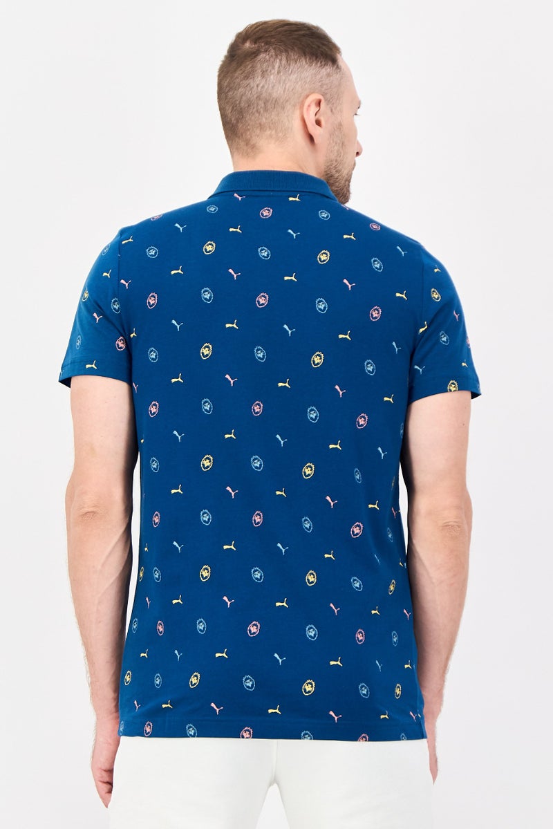 PUMA Men Slim Fit Short Sleeve Outdoor Polo Shirt, Multicolor - Image 4